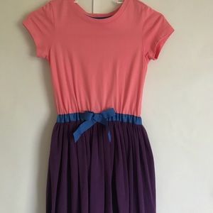 Hanna Andersson Pink and Purple Tulle Dress